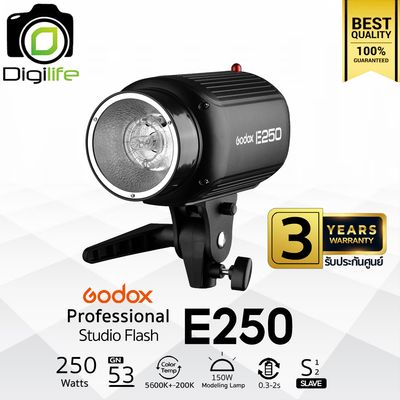 Godox Flash E250 250W 5600K แฟลชสตูดิโอ น้ำหนักเบา - รับประกันศูนย์ Godox Thailand 3ปี