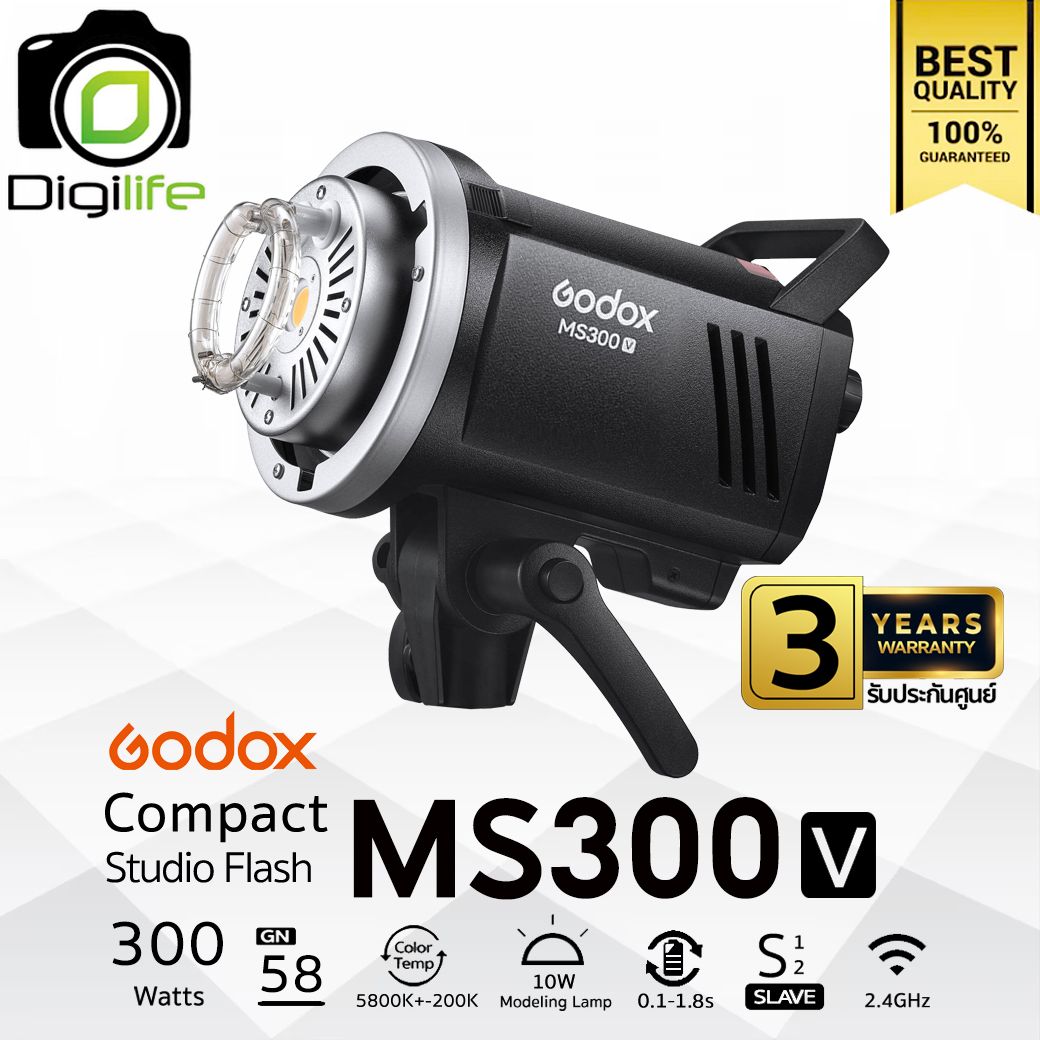 Godox Flash MS300V - 300W 5800K Bowen Mount - รับประกันศูนย์ Godox Thailand 3ปี