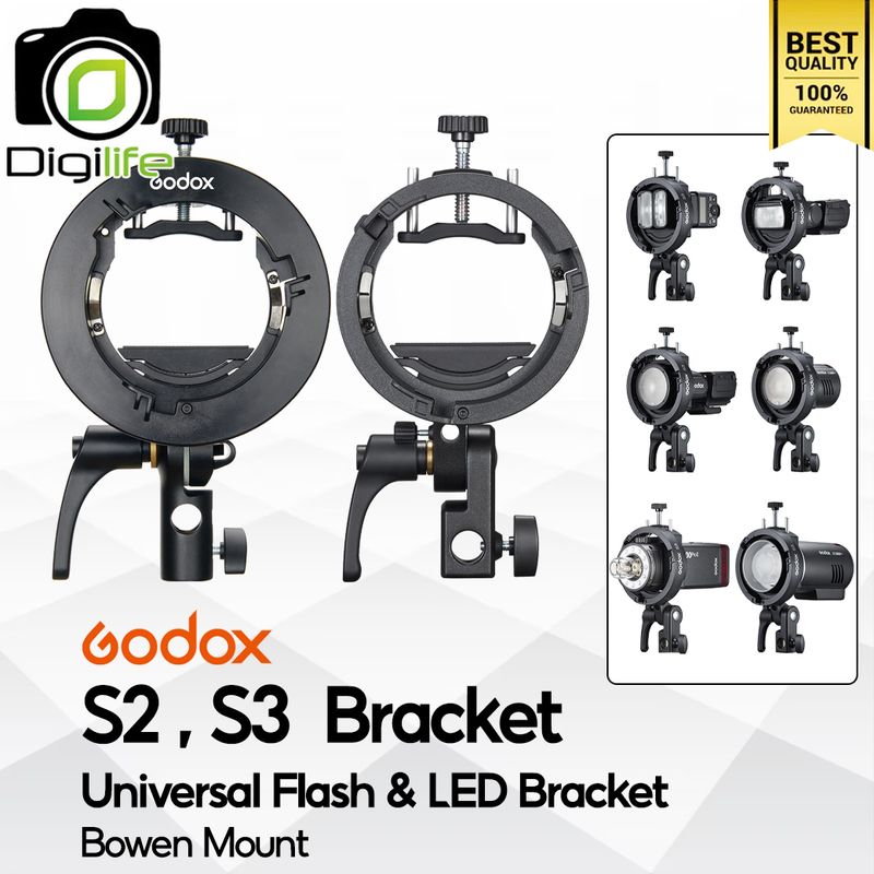 Godox S2 Bracket, S3 Bracket - Bowen Mount Godox S2 Bracket, S3 Bracket - Bowen Mount