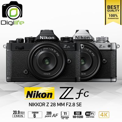 Nikon Camera Z fc kit Z 28 mm. F2.8 FE - รับประกันร้าน Digilife Thailand 1ปี