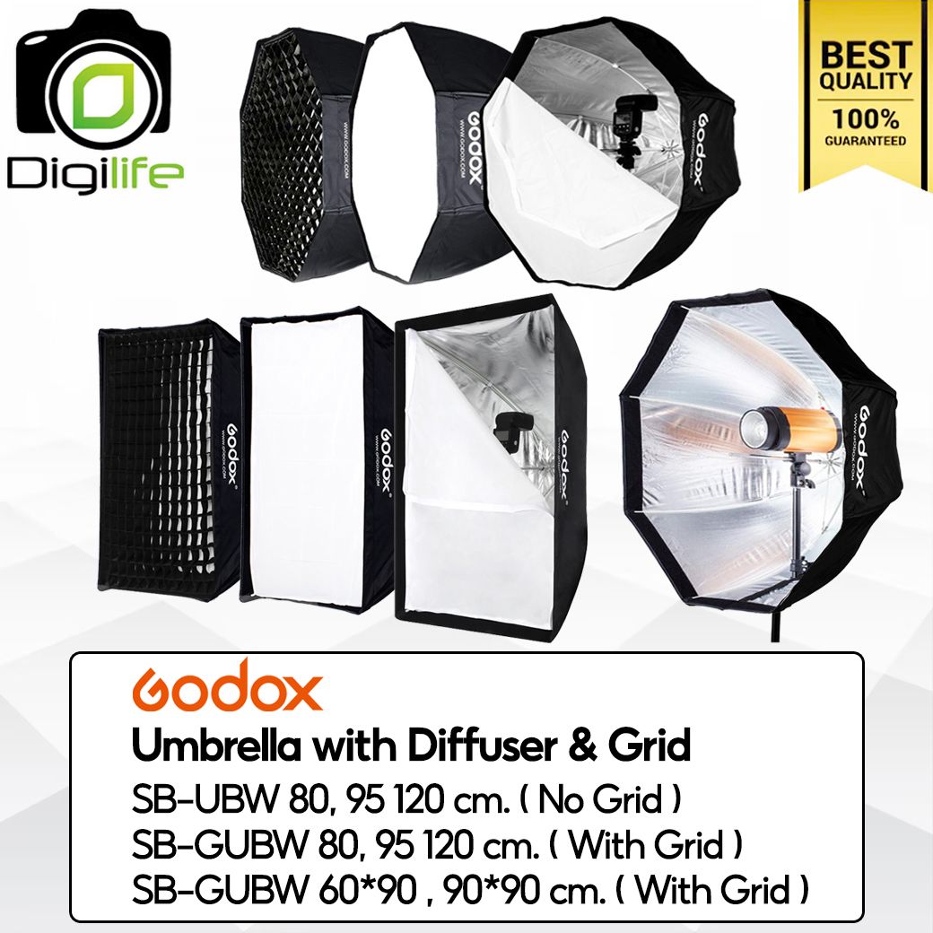 Godox Umbrella SB-UBW 80, SB-UBW 95, SB-UBW 120, SB-GUBW 80, SB-GUBW 95, SB-GUBW 120, SB-GUBW 60*90, SB-GUBW 90*90 cm