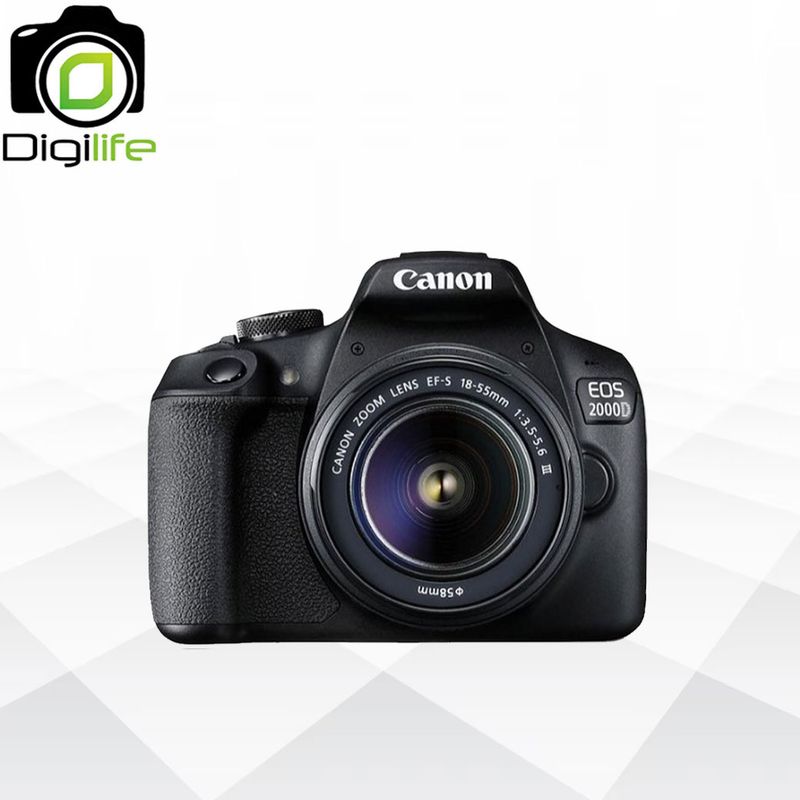 Canon Camera EOS 2000D Kit 18-55 mm. III - รับประกันร้าน Digilife Thailand 1ปี