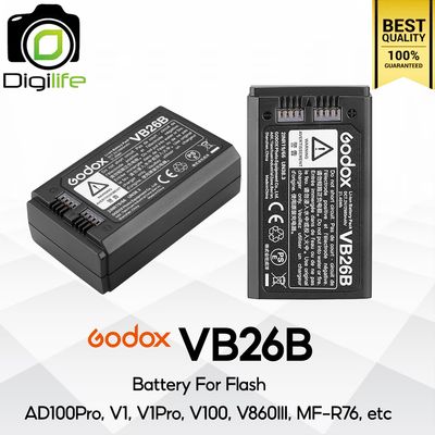 Godox Battery VB26B - For Flash V1, V1Pro , V100, V860III, AD100Pro, MF-R76, etc Godox Battery VB26B - For Flash V1, V1Pro , V100, V860III, AD100Pro, MF-R76, etc