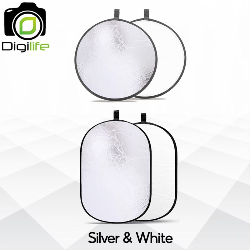 Godox Reflector RFT-02 2in1 เงิน, ขาว Circle, Ellipse / วงกลม 60, 80, 110 cm., วงรี 60*90, 80*120, 10*150, 120*180 cm.
