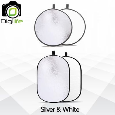 Godox Reflector RFT-02 2in1 เงิน, ขาว Circle, Ellipse / วงกลม 60, 80, 110 cm., วงรี 60*90, 80*120, 10*150, 120*180 cm.