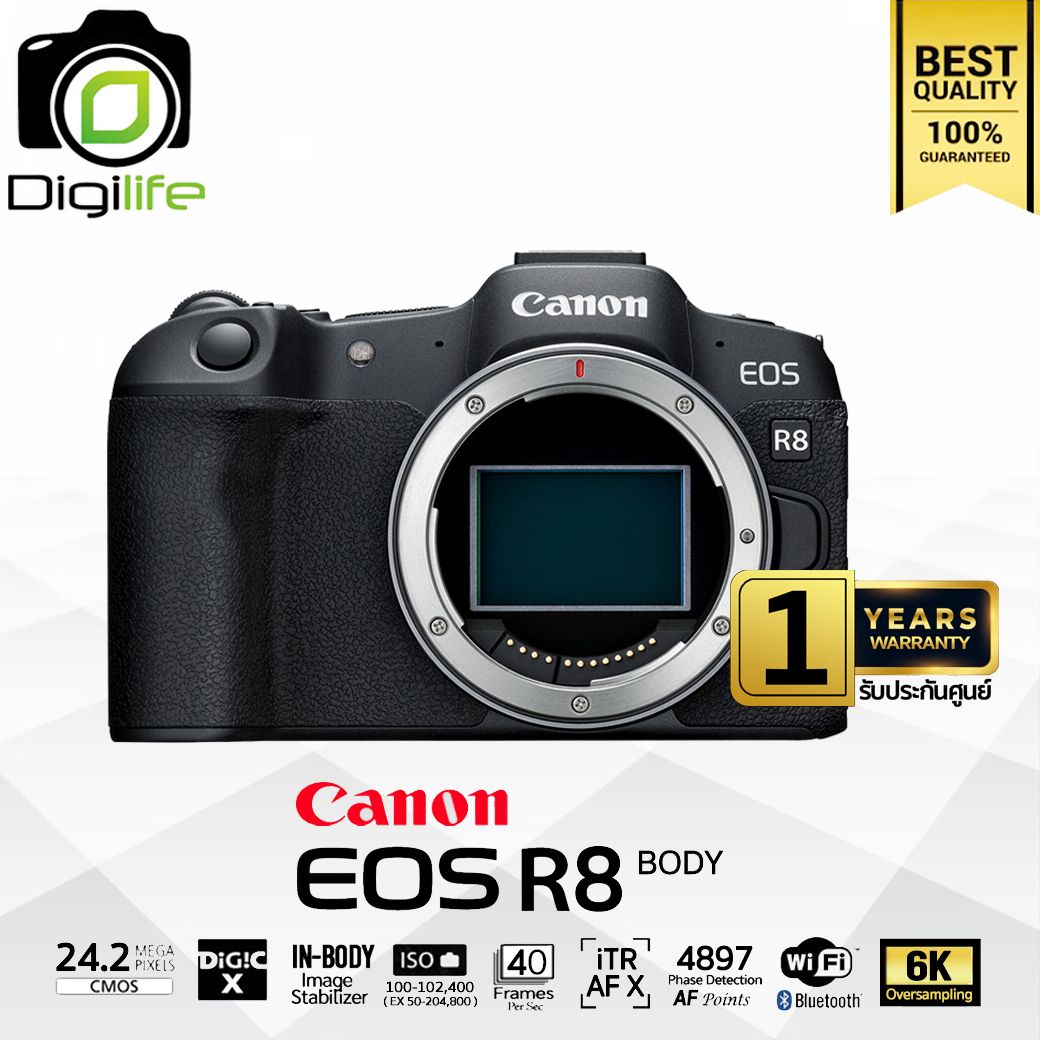 Canon Camera EOS R8 Body - รับประกันศูนย์ Canon Thailand 1ปี