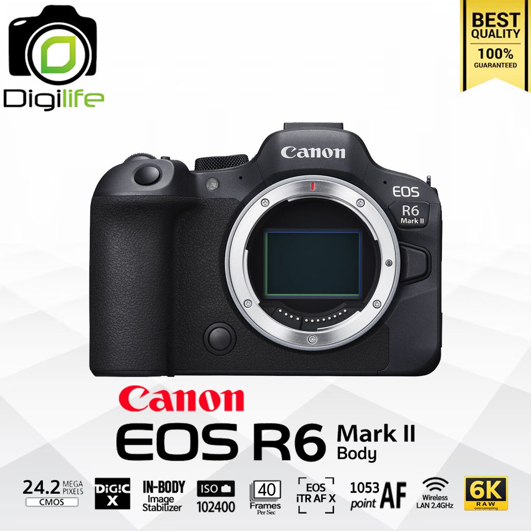 Canon Camera EOS R6 Mark II Body ( R6 II ) - รับประกันร้าน Digilife Thailand 1ปี