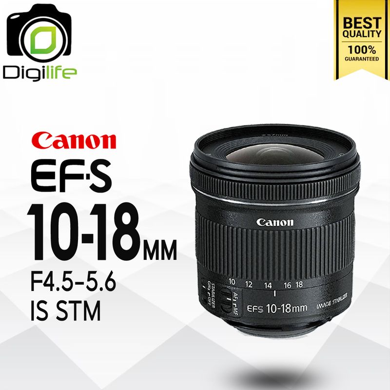 Canon Lens EF-S 10-18 mm. F4.5-5.6 IS STM - รับประกันร้าน Digilife Thailand 1ปี Canon Lens EF-S 10-18 mm. F4.5-5.6 IS STM - รับประกันร้าน Digilife Thailand 1ปี