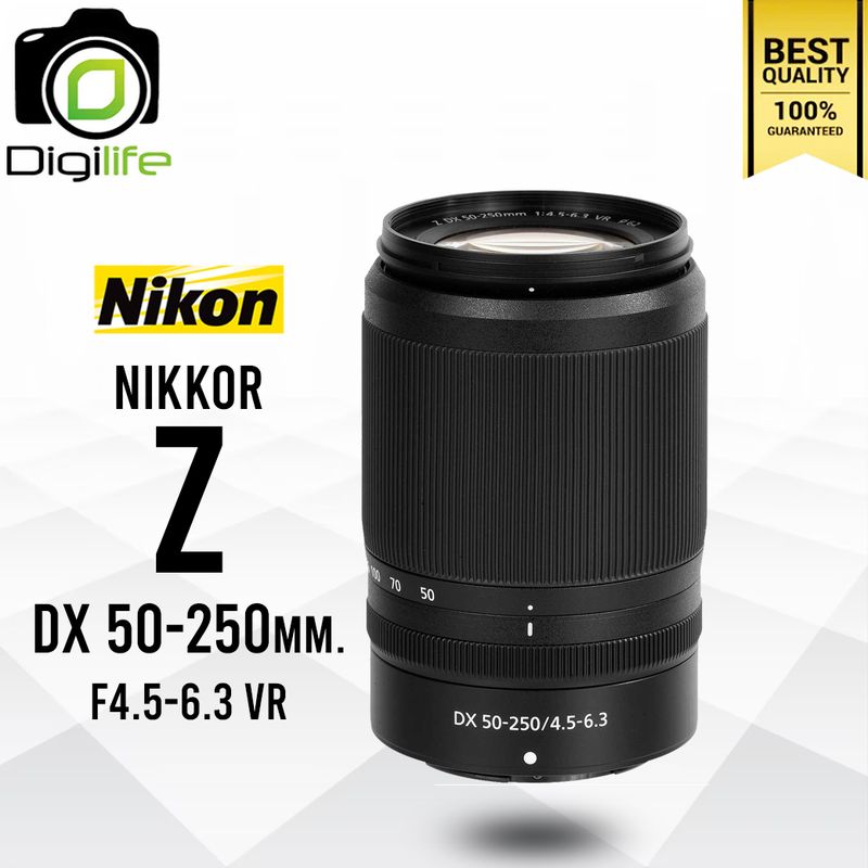 Nikon Lens Z DX 50-250 mm. F4.5-6.3 VR Nikkor - รับประกันร้าน Digilife Thailand 1ปี Nikon Lens Z DX 50-250 mm. F4.5-6.3 VR Nikkor - รับประกันร้าน Digilife Thailand 1ปี