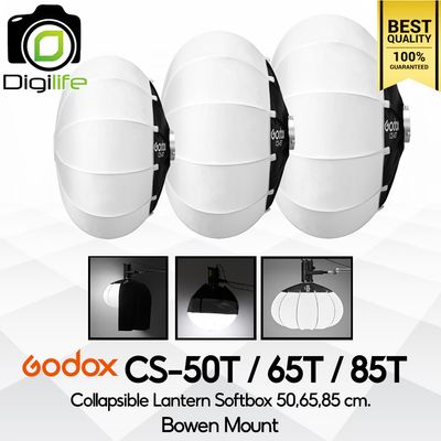 Godox Softbox CS-50T, CS-65T, CS-85T - Collapsible Lantern ซอฟท์บ็อกซ์แบบโดม - Bowen Mount Godox Softbox CS-50T, CS-65T, CS-85T - Collapsible Lantern ซอฟท์บ็อกซ์แบบโดม - Bowen Mount