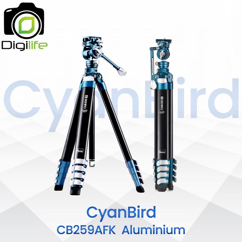 Benro Tripod CyanBird CB259AFK ( FS20Pro ) ขาตั้งกล้อง น้ำหนักเบา กลับหัว กางราบได้