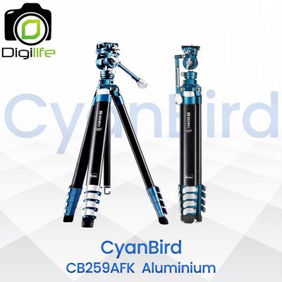 Benro Tripod CyanBird CB259AFK ( FS20Pro ) ขาตั้งกล้อง น้ำหนักเบา กลับหัว กางราบได้