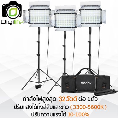 Godox LED 500LRC Set - ถ่ายรูปติดบัตร,ไลฟ์สด, สตูดิโอ, อื่นๆ - 32W Bi-Color 3300-5600K - ประกันศูนย์ Godox Thailand 3ปี