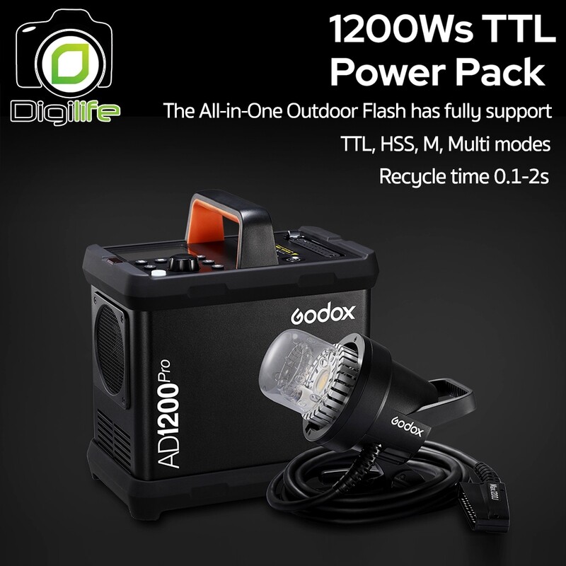 Godox Flash AD1200Pro 1200W - TTL, HSS, Lithium Battery - Bowen Mount