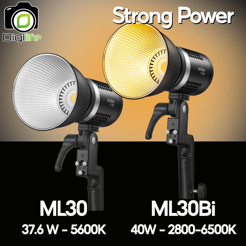 Godox LED ML30, ML30Bi ( 37.6W, 40W ) Portable - Godox Mount