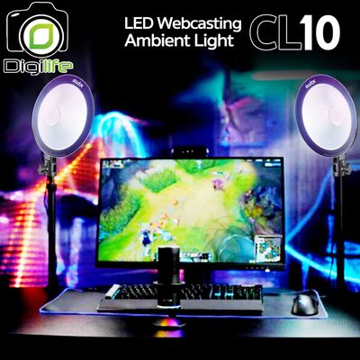 Godox LED CL10 RGB 10W 2500K-8500K เหมาะสำหรับ Live Stream, ถ่ายภาพ, วิดีโอ ฯลฯ - รับประกันศูนย์ Godox Thailand 3ปี
