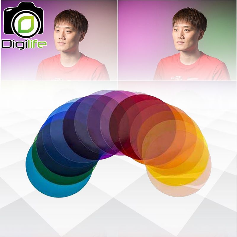 Godox V-11C - Color Filters เจลสำหรับเปลี่ยนอุณหภูมิแสง ( ใช้งานร่วมกับ AK-R1 และ AK R16 - For V1 )