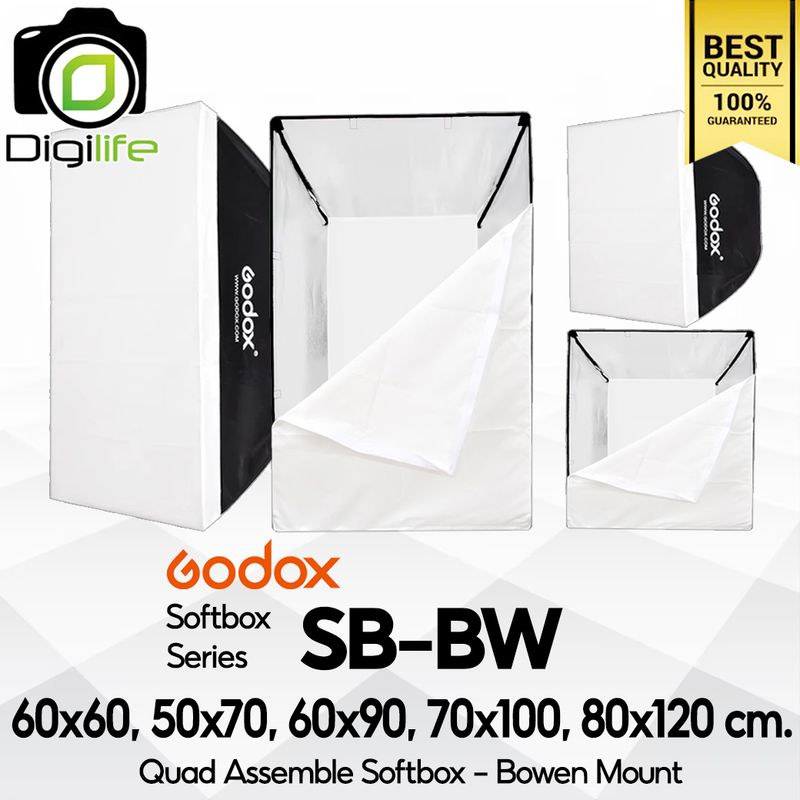 Godox Softbox SB-BW 60*60, SB-BW 50*70, SB-BW 60*90, SB-BW 70*100, SB-BW 80*120 cm.-Bowen Mount Godox Softbox SB-BW 60*60, SB-BW 50*70, SB-BW 60*90, SB-BW 70*100, SB-BW 80*120 cm.-Bowen Mount