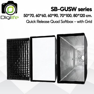 Godox Softbox SB-GUSW 50*70, 60*60, 60*90, 70*100, 80*120 cm. Quick Release Octa Softbox - With Grid - Bowen ( SB-GUE )