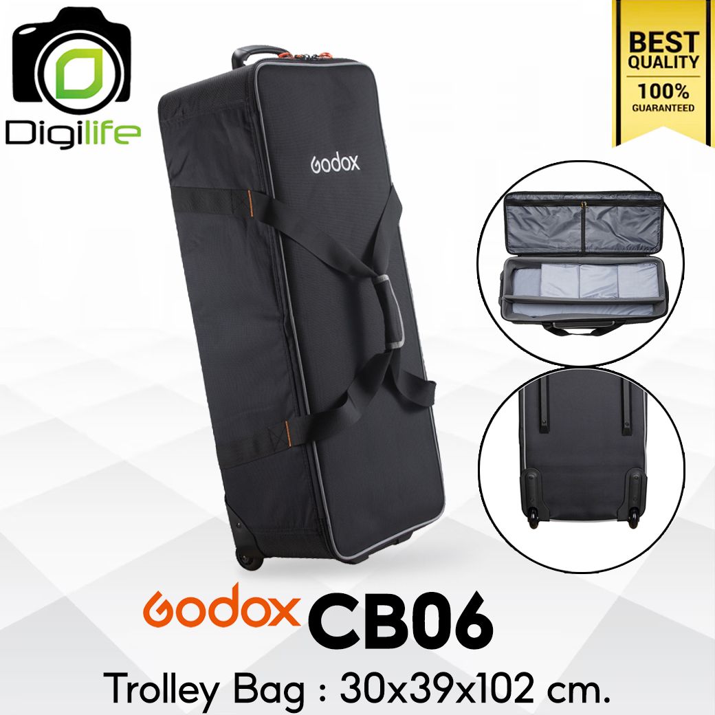Godox Bag CB06 Trolley Bag For Studio Set ,Tripod, Light Stand, Accessories กระเป๋าล้อลาก กระเป๋าชุดไฟ กระเป๋าขาไฟ