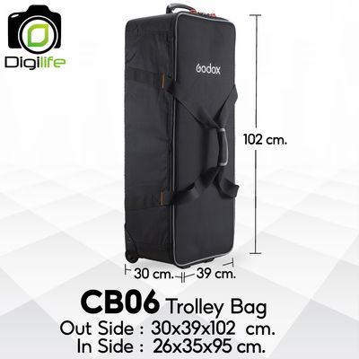 Godox Bag CB06 Trolley Bag For Studio Set ,Tripod, Light Stand, Accessories กระเป๋าล้อลาก กระเป๋าชุดไฟ กระเป๋าขาไฟ