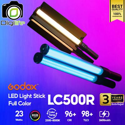 Godox LED LC500R - 23W, RGB, CCT 2500K-8500K, Stick &amp; Tube, Lithium Battery, Portable LED