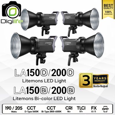 Godox LED Litemons LA150D, LA150Bi, LA200D, LA200Bi - Bowen Mount - รับประกันศูนย์ Godox Thailand 3ปี
