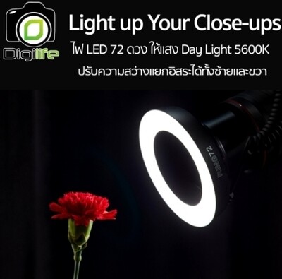 Godox LED Ring72 Macro Ring Light 8W 5600K ไฟถ่ายสินค้า ไฟมาโคร - รับประกันศูนย์ Godox Thailand 3ปี