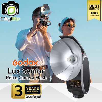 Godox Flash Lux Senior - Retro Camera Flash, Manual, Lithium Battery Godox Flash Lux Senior - Retro Camera Flash, Manual, Lithium Battery
