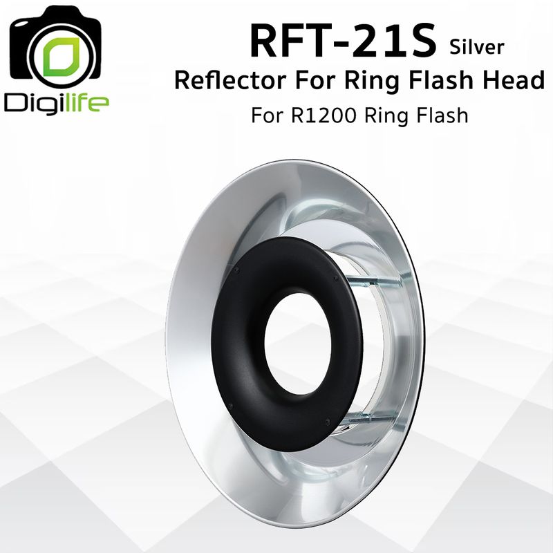 Godox Reflector RFT-21S Silver 38 cm. / 15 inch For Godox Ring Flash Head R1200