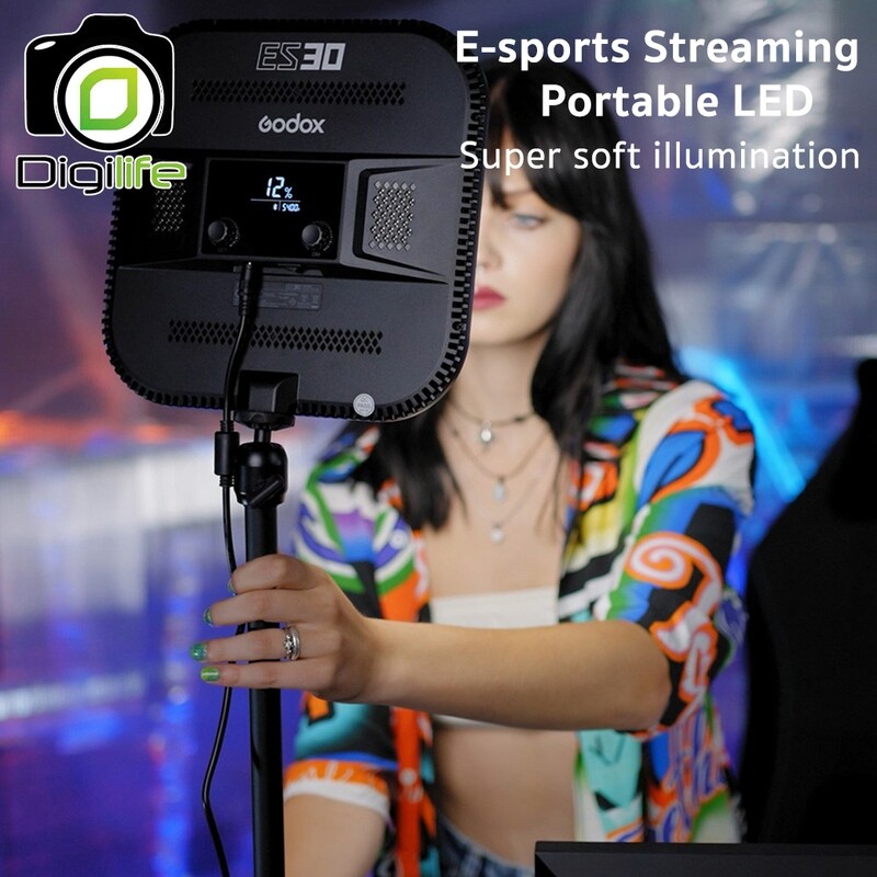 Godox LED ES30 Kit , E-Sport, Live Streame, Video (35W Bi-Color 2800K-6500K ] - รับประกันศูนย์ Godox Thailand 3ปี