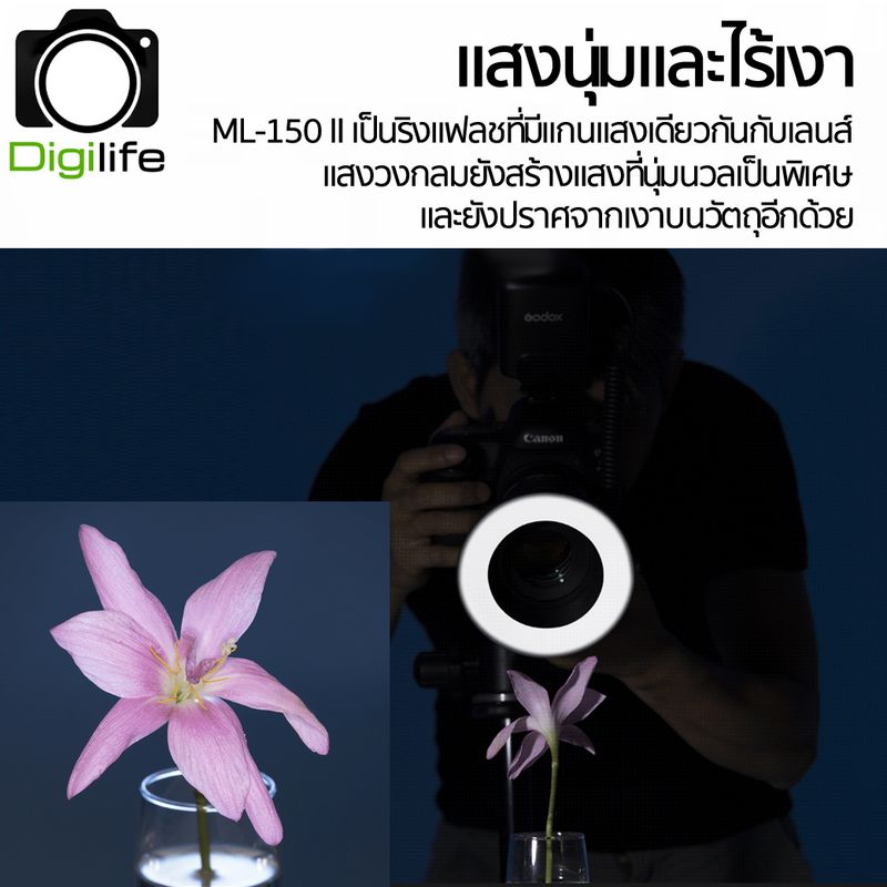 Godox Flash ML-150 II Manual - Macro Ring Flash - รับประกันศูนย์ Godox Thailand 3ปี