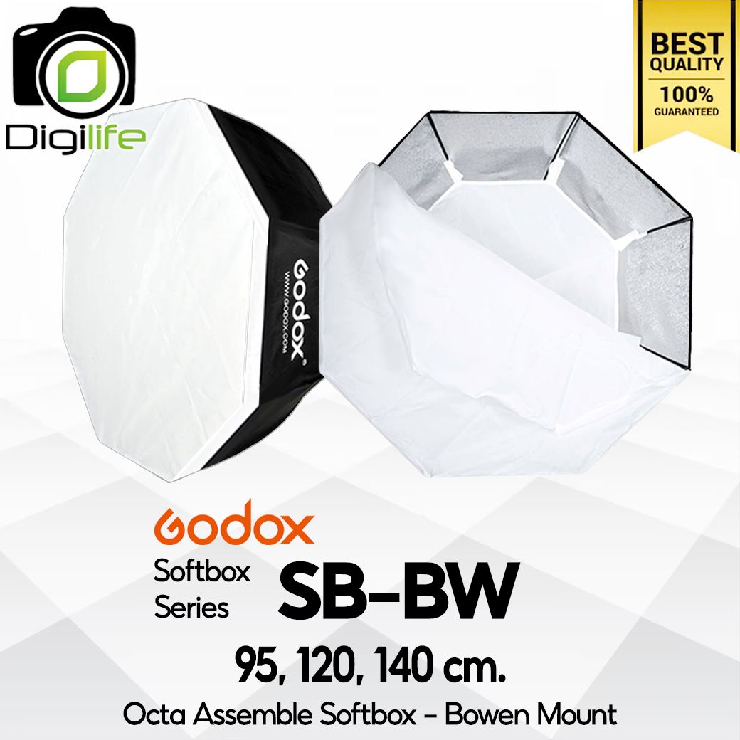Godox Softbox SB-BW 95, SB-BW 120, SB-BW 140 cm. Octa Assemble Softbox - Bowen Mount