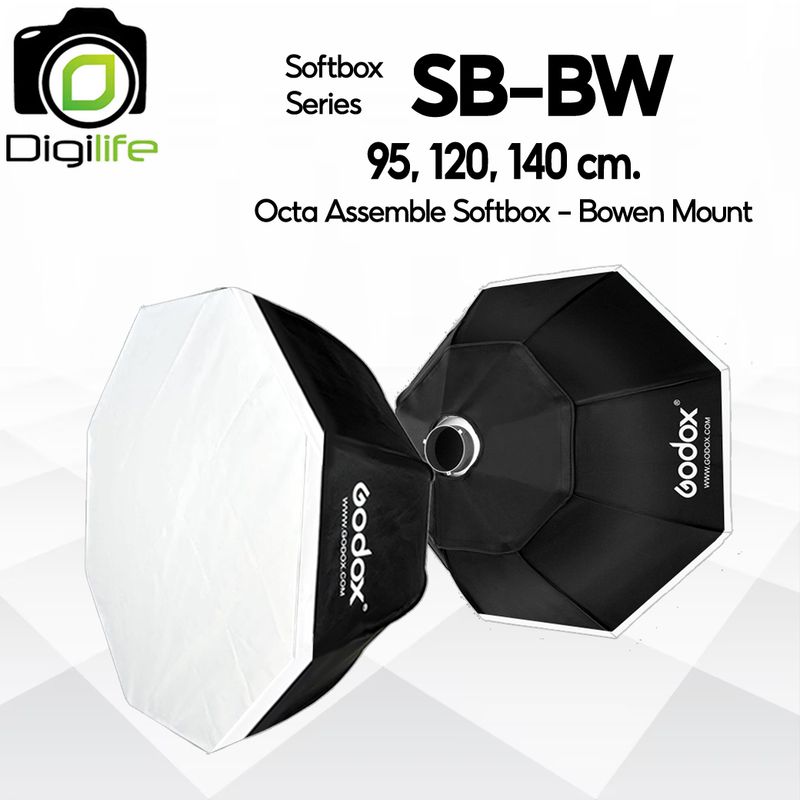 Godox Softbox SB-BW 95, SB-BW 120, SB-BW 140 cm. Octa Assemble Softbox - Bowen Mount