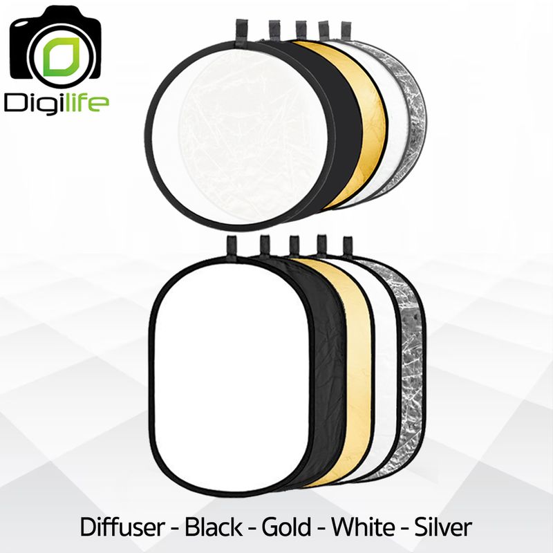 Godox Reflector RFT-05 5in1 Circle, Ellipse / วงกลม 60, 80, 110 cm. วงรี 60x90, 80x120, 100x150, 120x180, 150x200 cm.