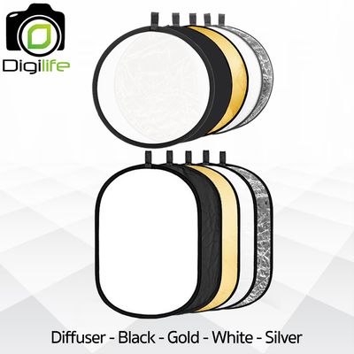 Godox Reflector RFT-05 5in1 Circle, Ellipse / วงกลม 60, 80, 110 cm. วงรี 60x90, 80x120, 100x150, 120x180, 150x200 cm.