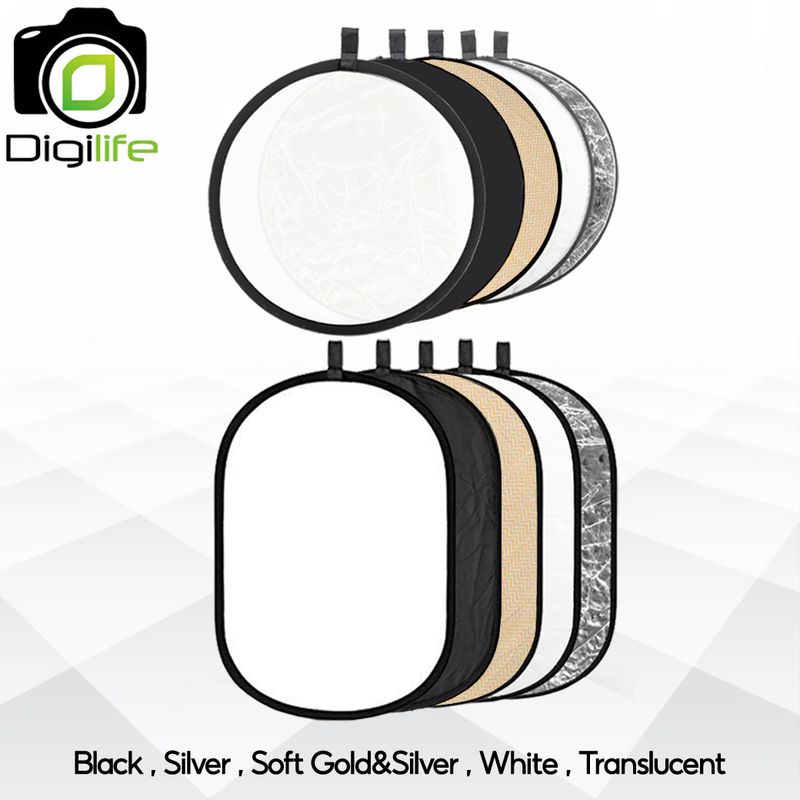 Godox Reflector RFT-07 5in1 Circle, Ellipse / วงกลม 60, 80, 110 cm. วงรี 60x90, 80x120, 100x150, 120x180, 150x200 cm.
