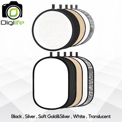 Godox Reflector RFT-07 5in1 Circle, Ellipse / วงกลม 60, 80, 110 cm. วงรี 60x90, 80x120, 100x150, 120x180, 150x200 cm.