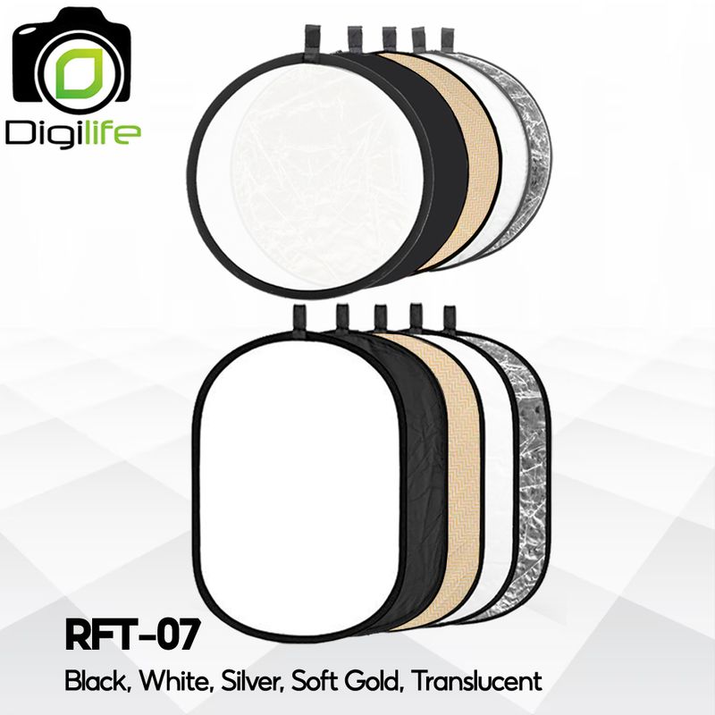 Godox Reflector RFT-07 5in1 Circle, Ellipse / วงกลม 60, 80, 110 cm. วงรี 60x90, 80x120, 100x150, 120x180, 150x200 cm.