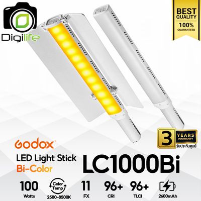 Godox LED LC1000Bi - 100W, Bi-color 2500K-8500K, Stick &amp; Tube Light, Lithium Battery, Portable LED