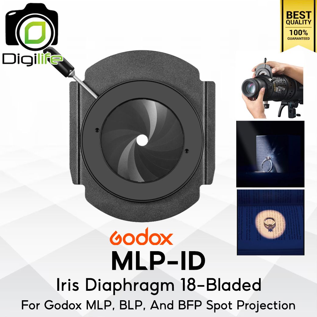Godox MLP-ID Iris Diaphragm 18 Bladed For Godox MLP, BFP, BLP, BP-SE
