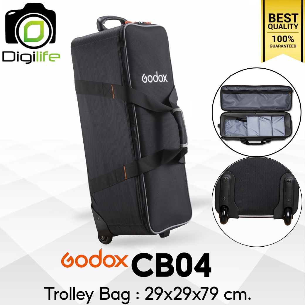 Godox Bag CB04 Trolley Bag For Studio Set ,Tripod, Light Stand, Accessories กระเป๋าล้อลาก กระเป๋าชุดไฟ กระเป๋าขาไฟ