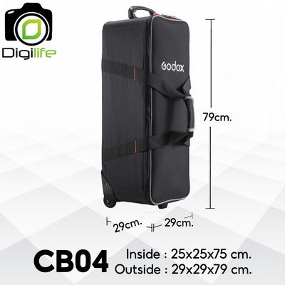 Godox Bag CB04 Trolley Bag For Studio Set ,Tripod, Light Stand, Accessories กระเป๋าล้อลาก กระเป๋าชุดไฟ กระเป๋าขาไฟ