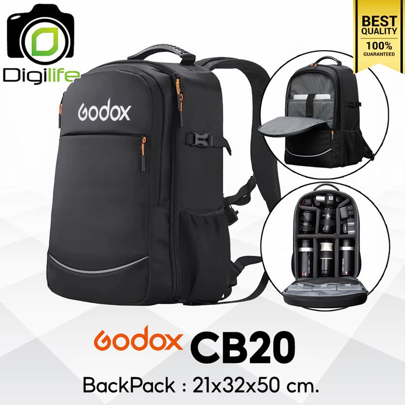 Godox Bag CB20 Backpack For Camera , Flash , Accessories กระเป๋ากล้อง กระเป๋าไฟ และ อุปกรณ์ Godox Bag CB20 Backpack For Camera , Flash , Accessories กระเป๋ากล้อง กระเป๋าไฟ และ อุปกรณ์