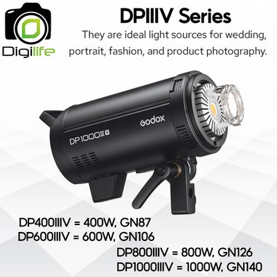 Godox Flash DP400IIIV, DP600IIIV, DP800IIIV, DP1000IIIV -5800K - Bowen Mount