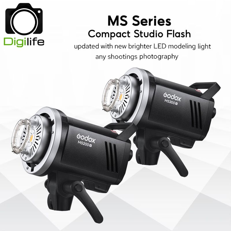Godox Flash MS200V, MS300V ( 200W, 300W ) Bowen Mount / Digilife Thailand