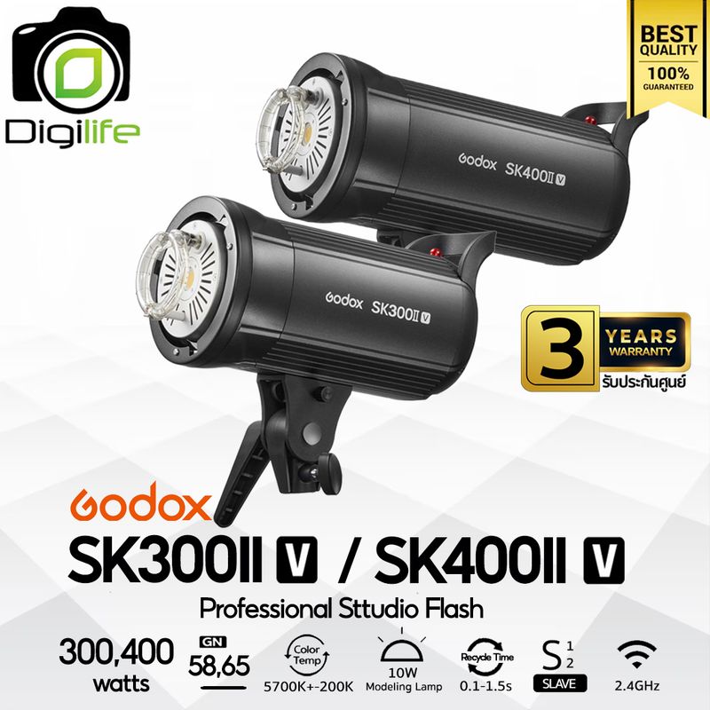 Godox Flash SK300IIV, SK400IIV ( 300W, 400W ) - Bowen Mount