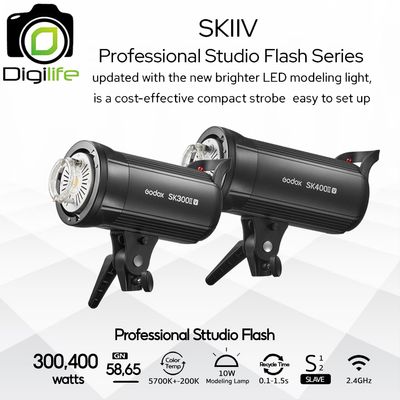 Godox Flash SK300IIV, SK400IIV ( 300W, 400W ) - Bowen Mount
