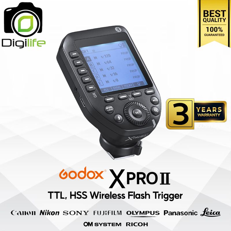 Godox Trigger XProII , TTL Wireless Flash Trigger 2.4GHz - รับประกันศูนย์ Godox Thailand 3ปี