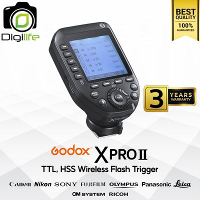 Godox Trigger XProII , TTL Wireless Flash Trigger 2.4GHz - รับประกันศูนย์ Godox Thailand 3ปี Godox Trigger XProII , TTL Wireless Flash Trigger 2.4GHz - รับประกันศูนย์ Godox Thailand 3ปี